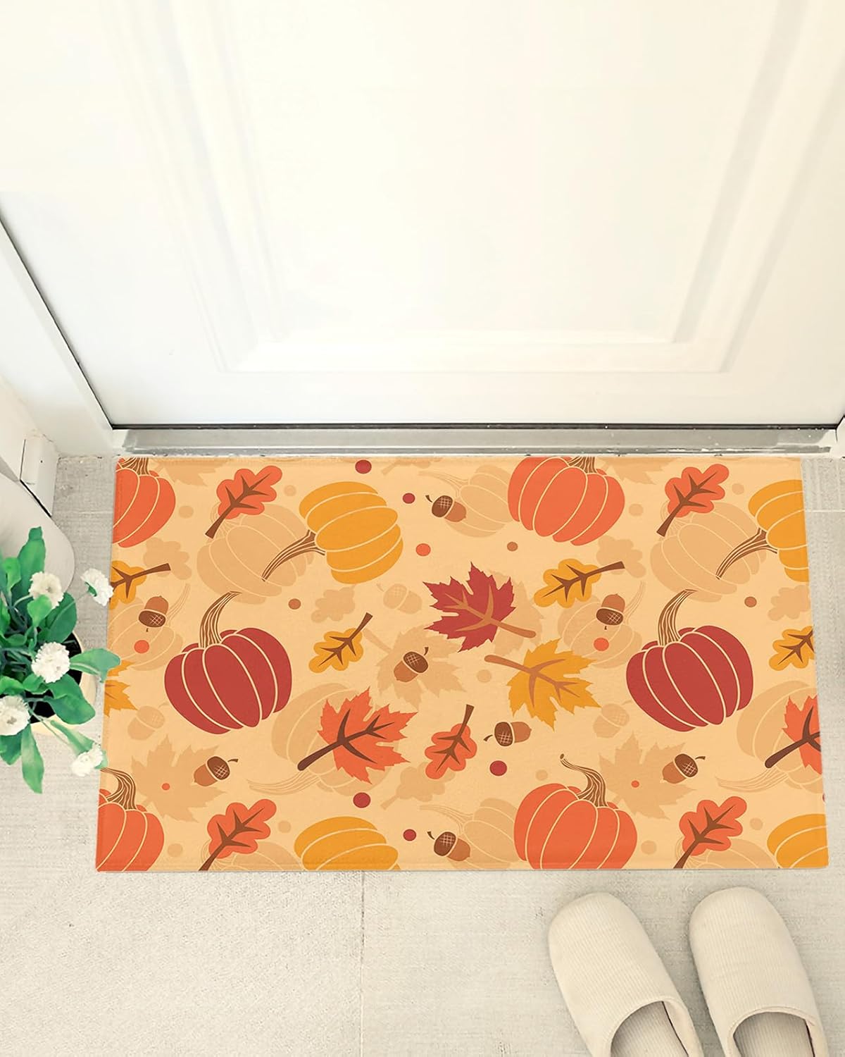Chees D Zone Autumn Fall Door Mat 18x30in