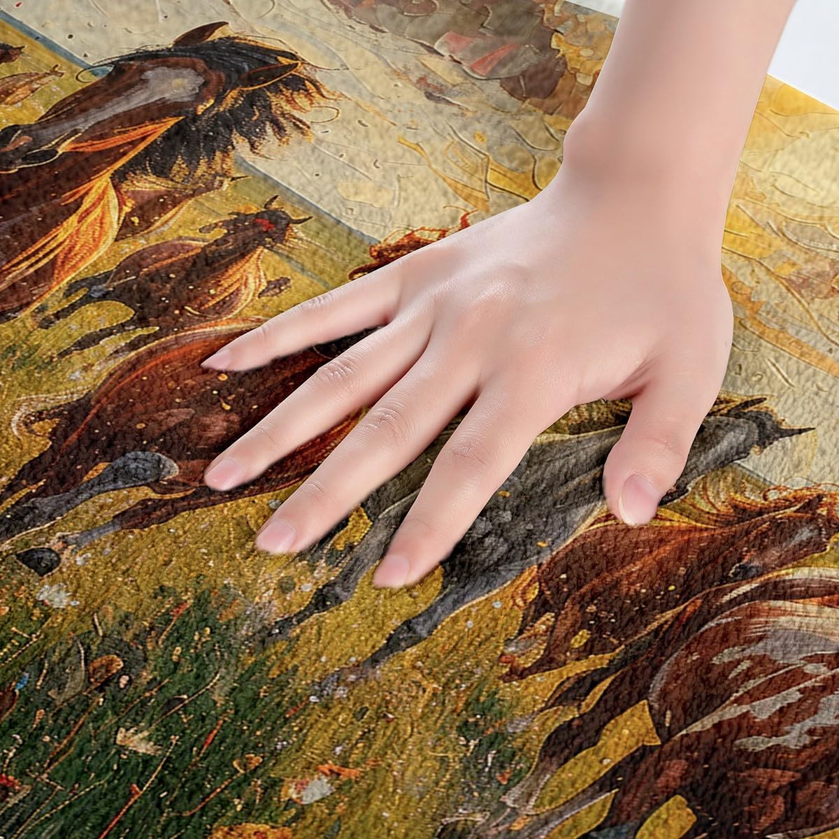 Erosebridal Farmhouse Animal Bath Mat Kids 20x32
