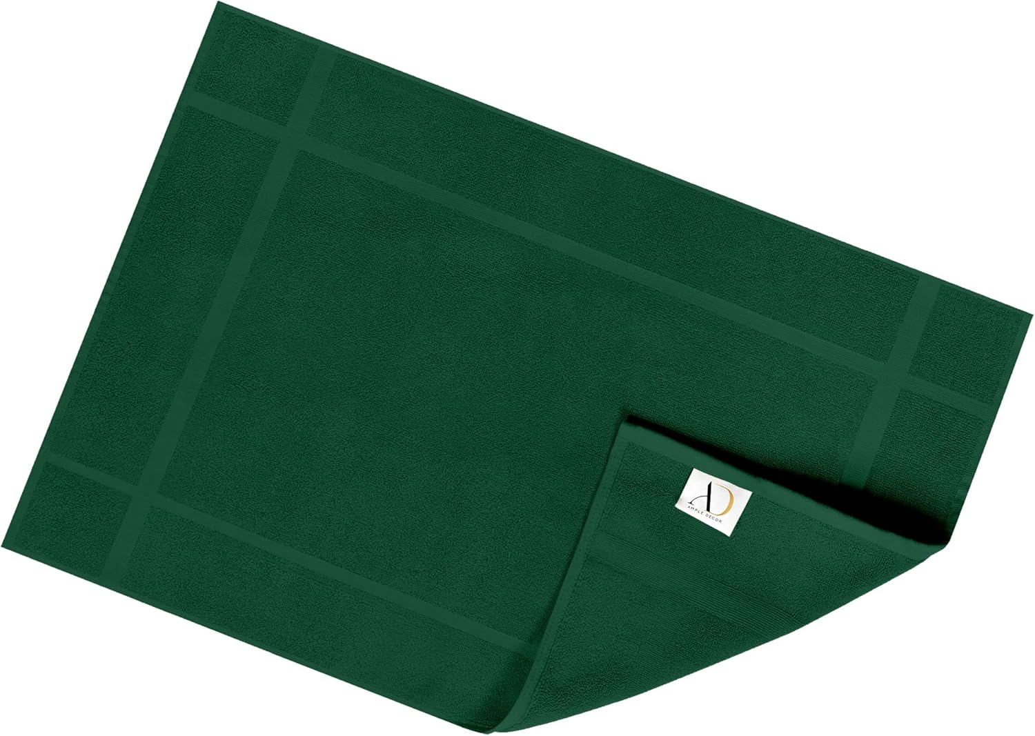 Ample Decor Thick Cotton Bath Mats Set of 2
