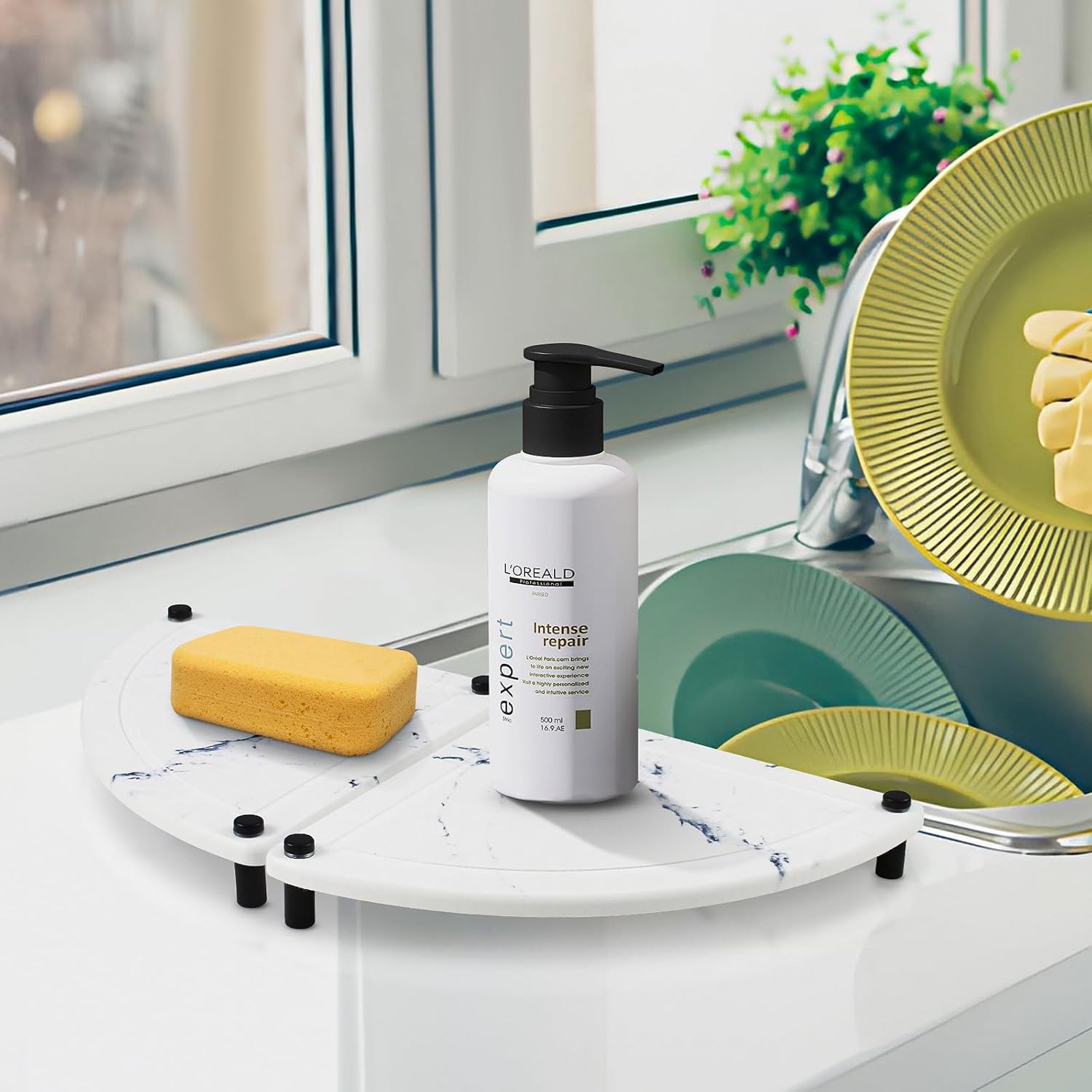 Slow Slog Sink Caddy - Instant Dry Countertop Organizer
