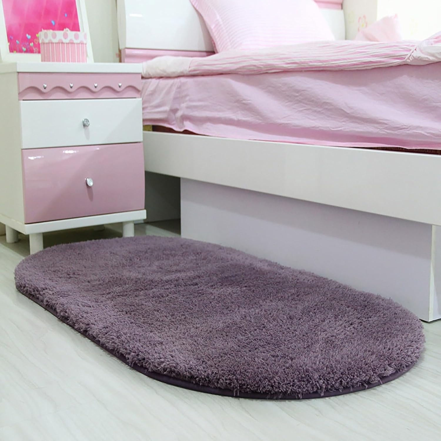 KELINFONG 27x18 Inch Plush Bath Rug Set