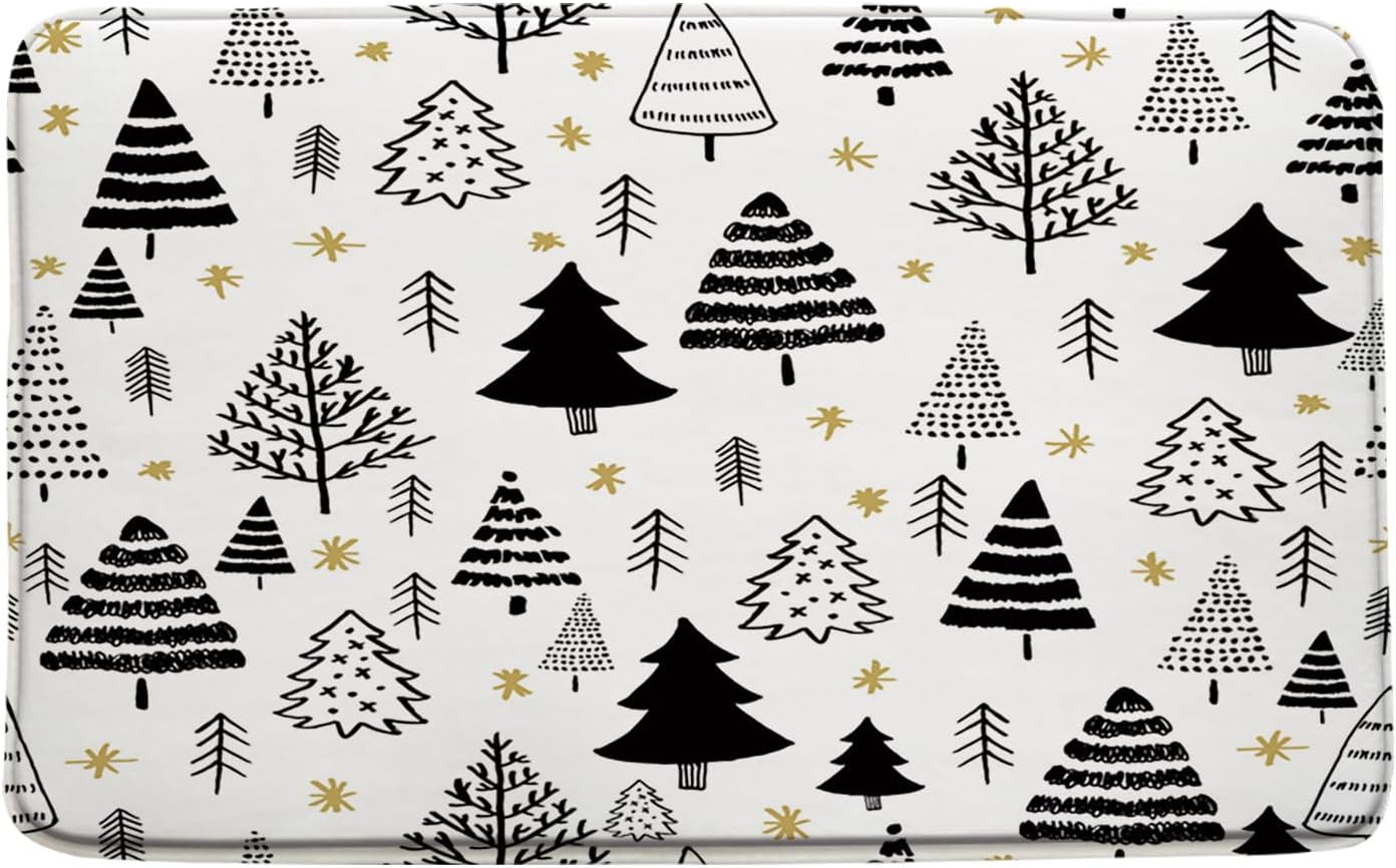 GCTNBJL Christmas Bath Mat 18x30 Inch 1