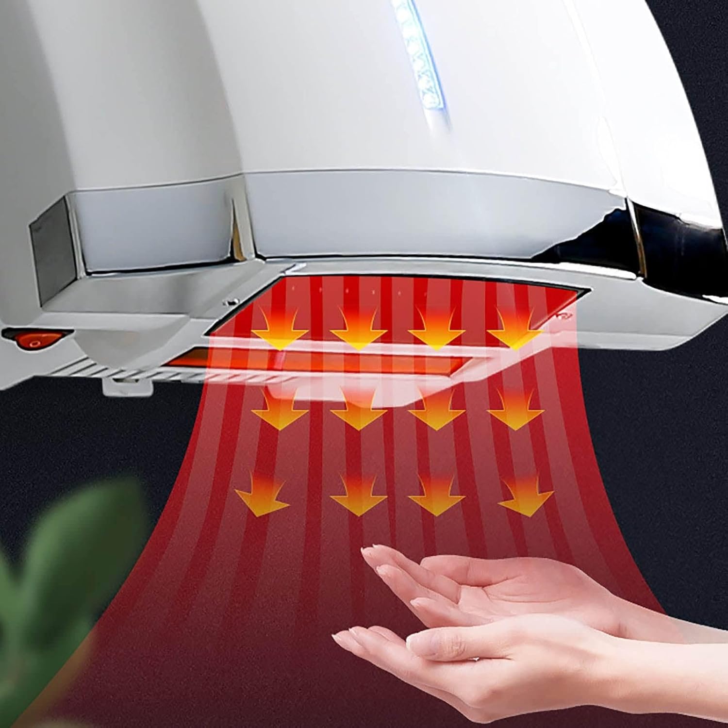 Fast Drying Automatic Hand Dryer with Hot and Cold Controls