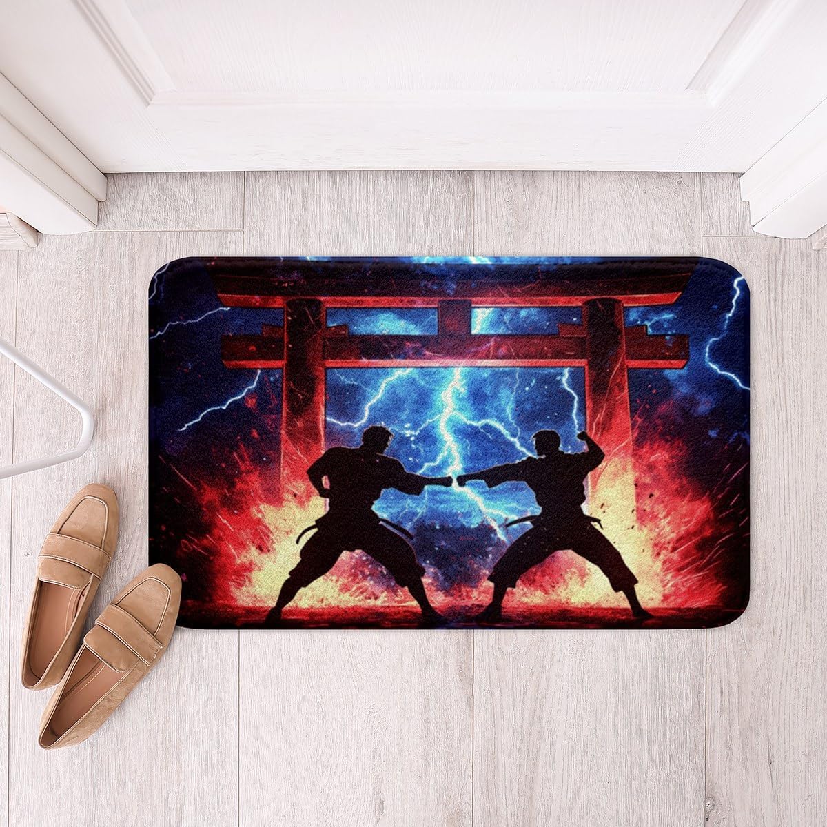 Feelyou Kids Samurai Bath Mat 20x32 Inch
