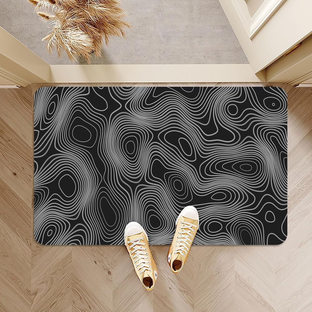 IMAYONDIA Diatomaceous Earth Bath Mat - 40x60cm Non-Slip Fast Drying Water Absorbent