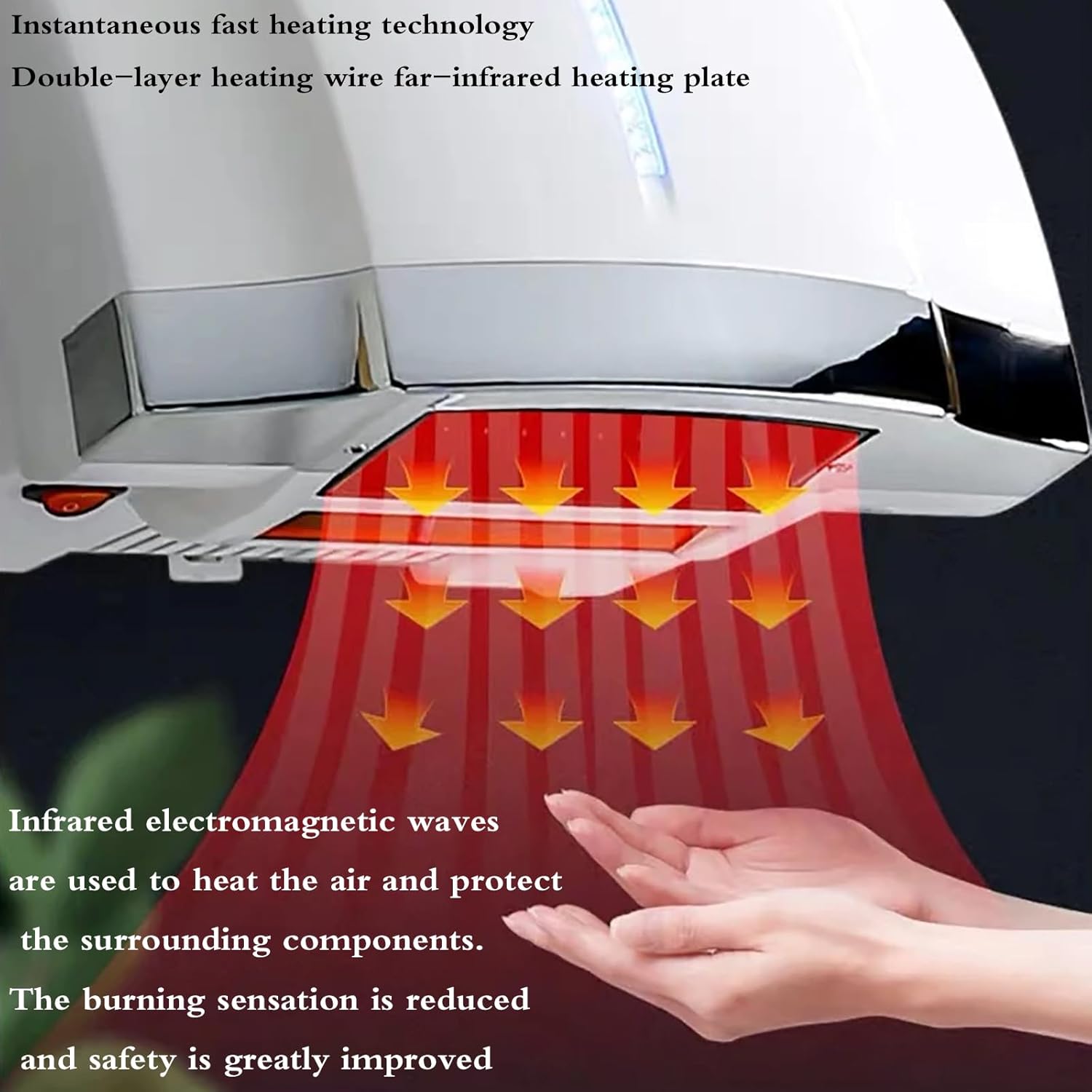 Hi-Speed Touchless Hand Dryer for Bathrooms