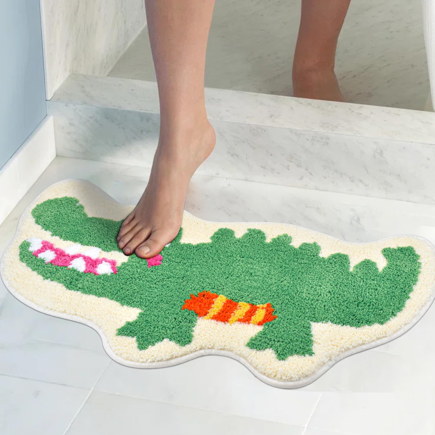 Vanleonet Crocodile Bath Mat 30x20