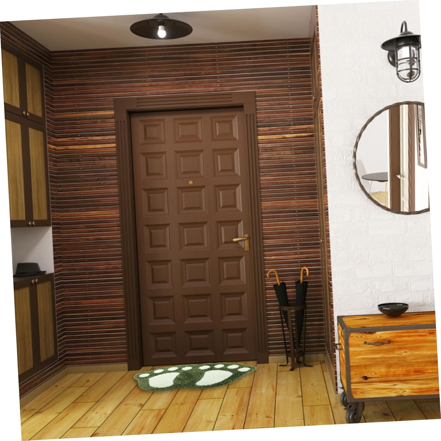PRETYZOOM Anti-Skid Bathroom Rug for Kids and Adults