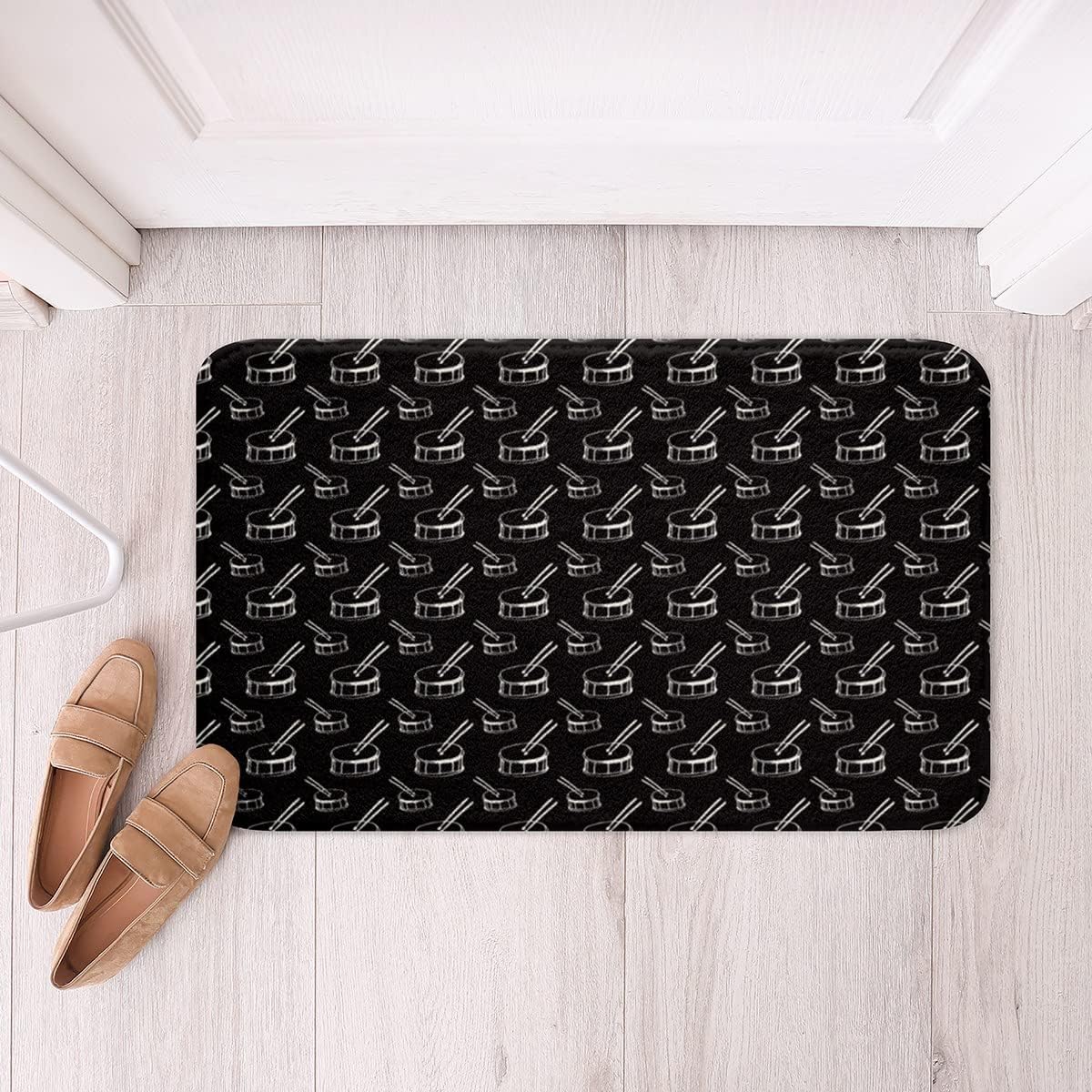 Rock Music Bath Mats 24x16 Inch Hip Hop Design