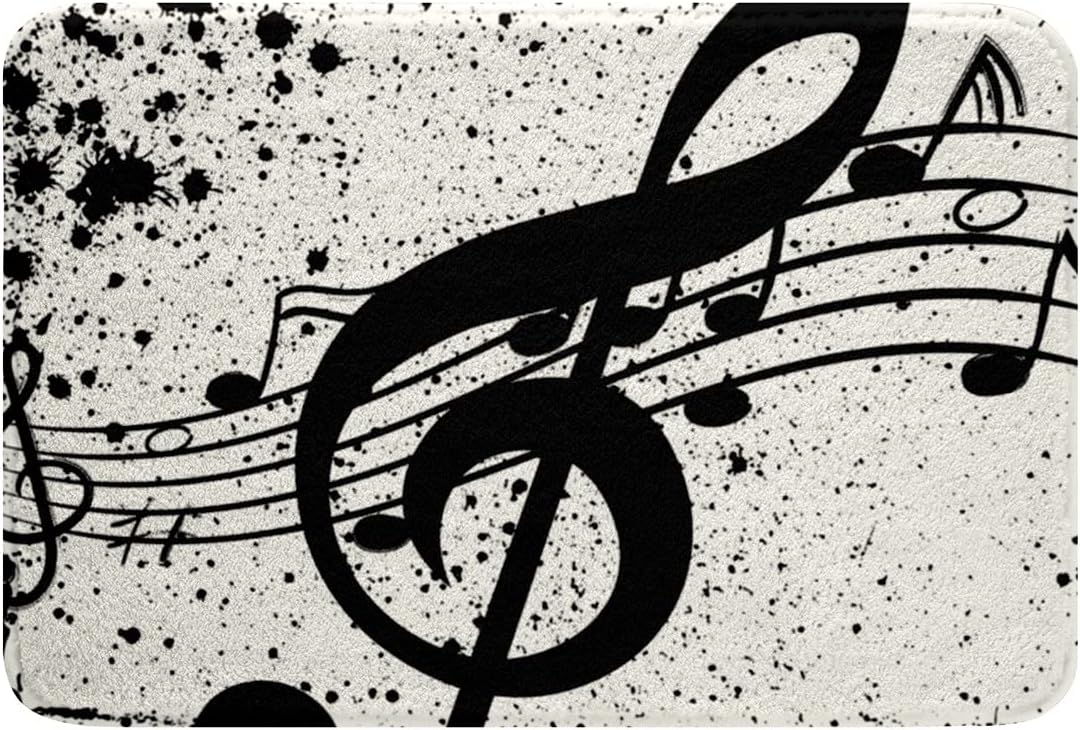 SGYDW Music Carpet 24x16 Inch Bath Mat