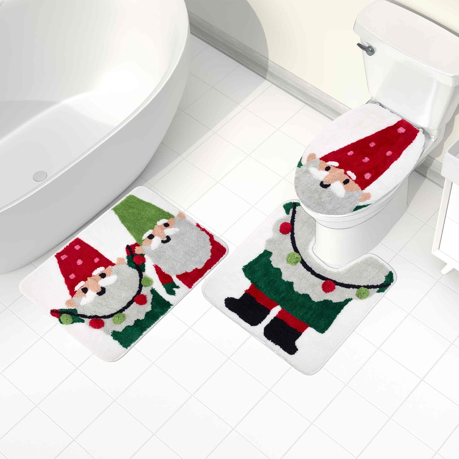 Avanti Linens - Gnome Bath Rug Set 3-Piece 1