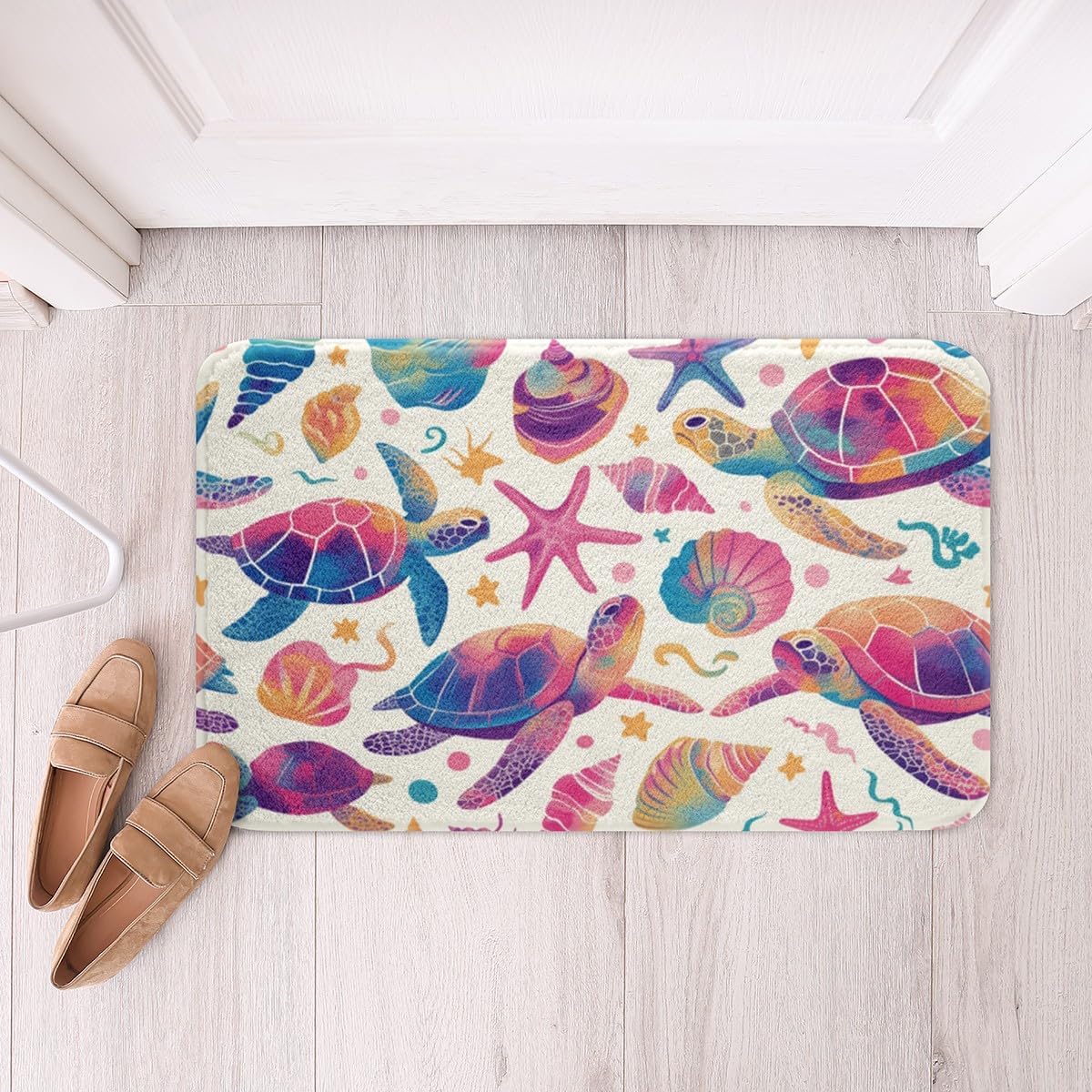 Erosebridal Sea Turtle Bath Rug Set for Kids 1