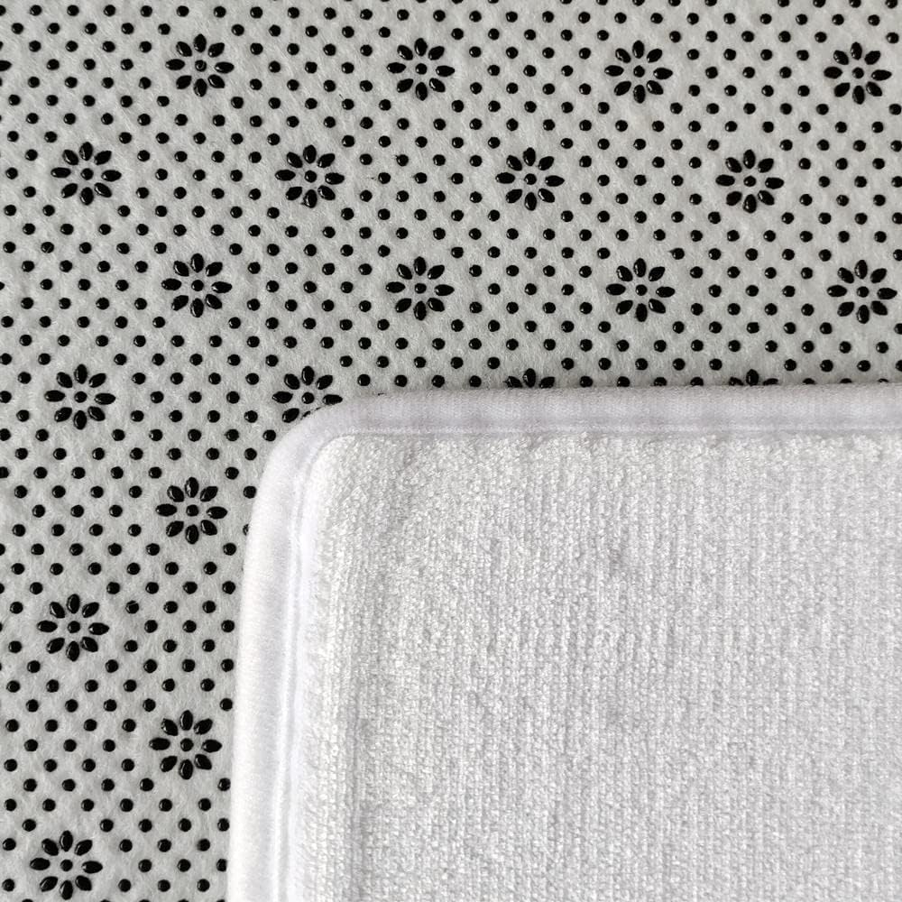 JAWO Happy Camper Bath Mat - Retro Non-Slip Doormat for RV