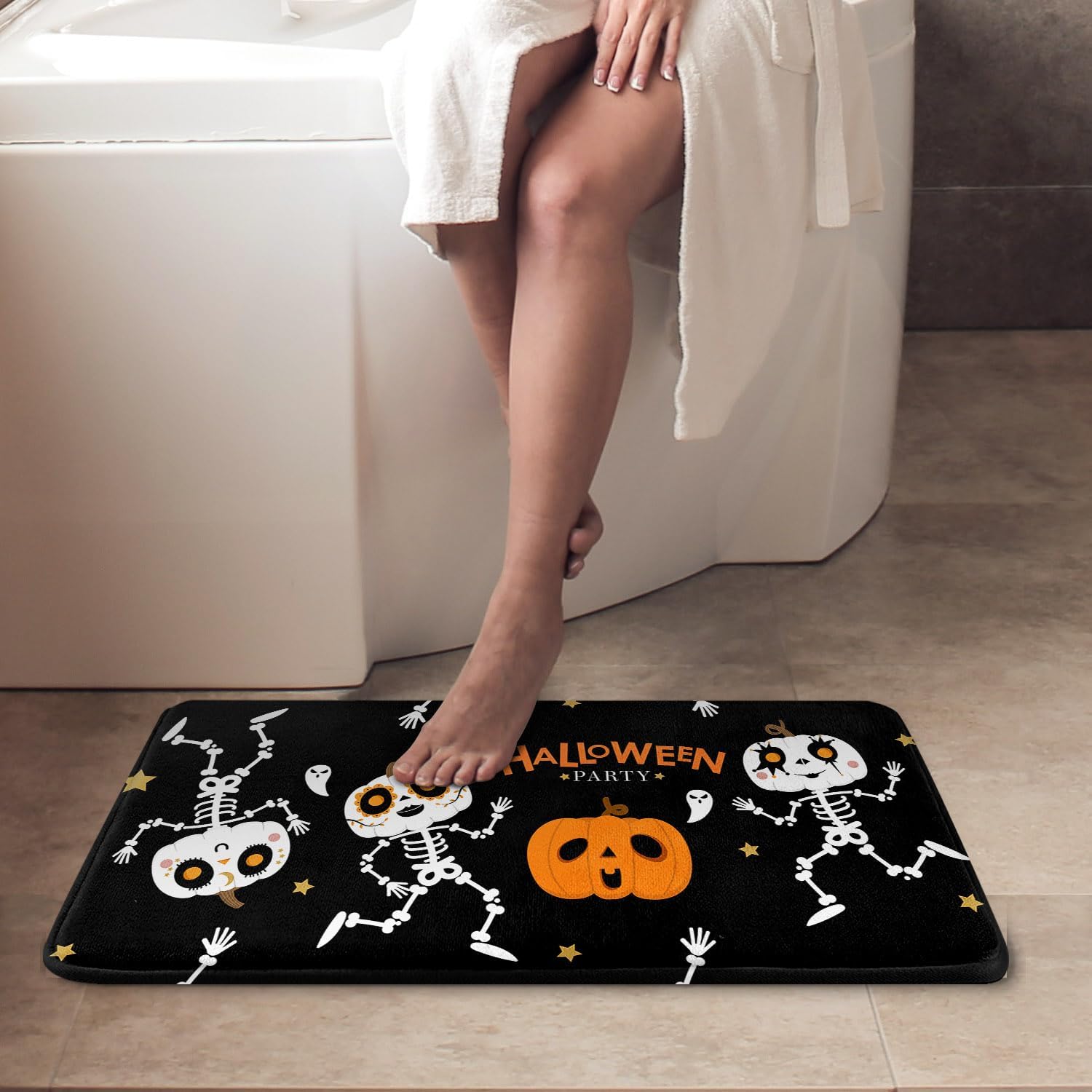 Britimes Halloween Bath Mat 16x24 Inches