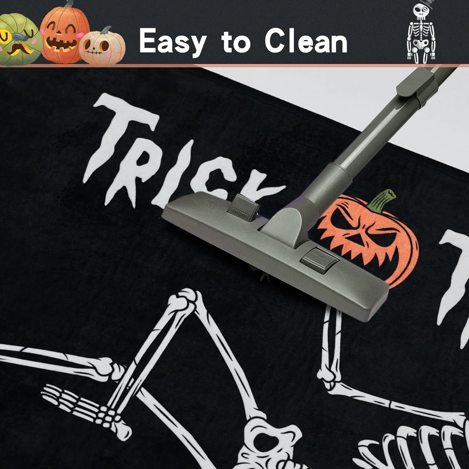 Yayumi Halloween Bath Mat 17x29 Inch