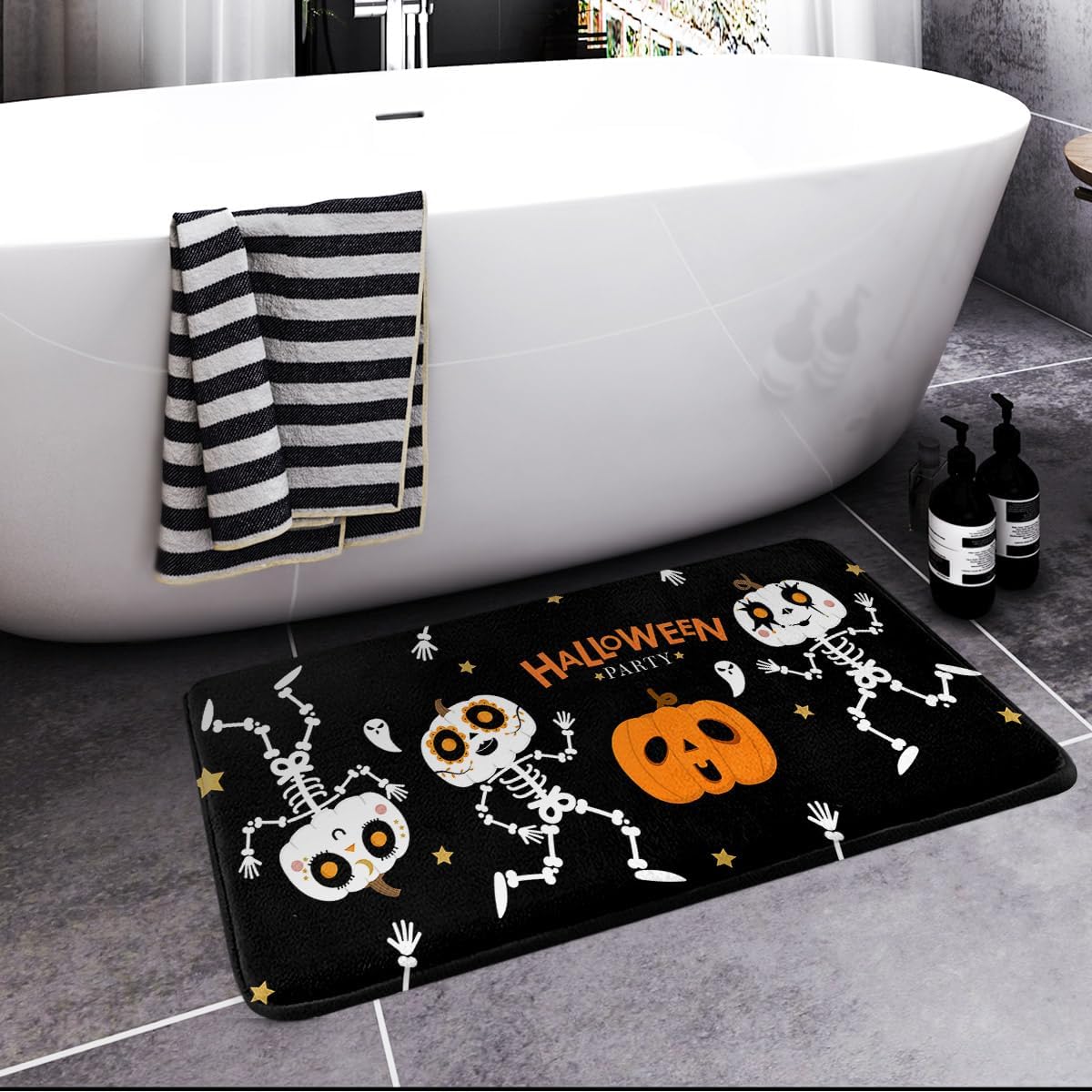 Britimes Halloween Bath Mat 16x24 Inches
