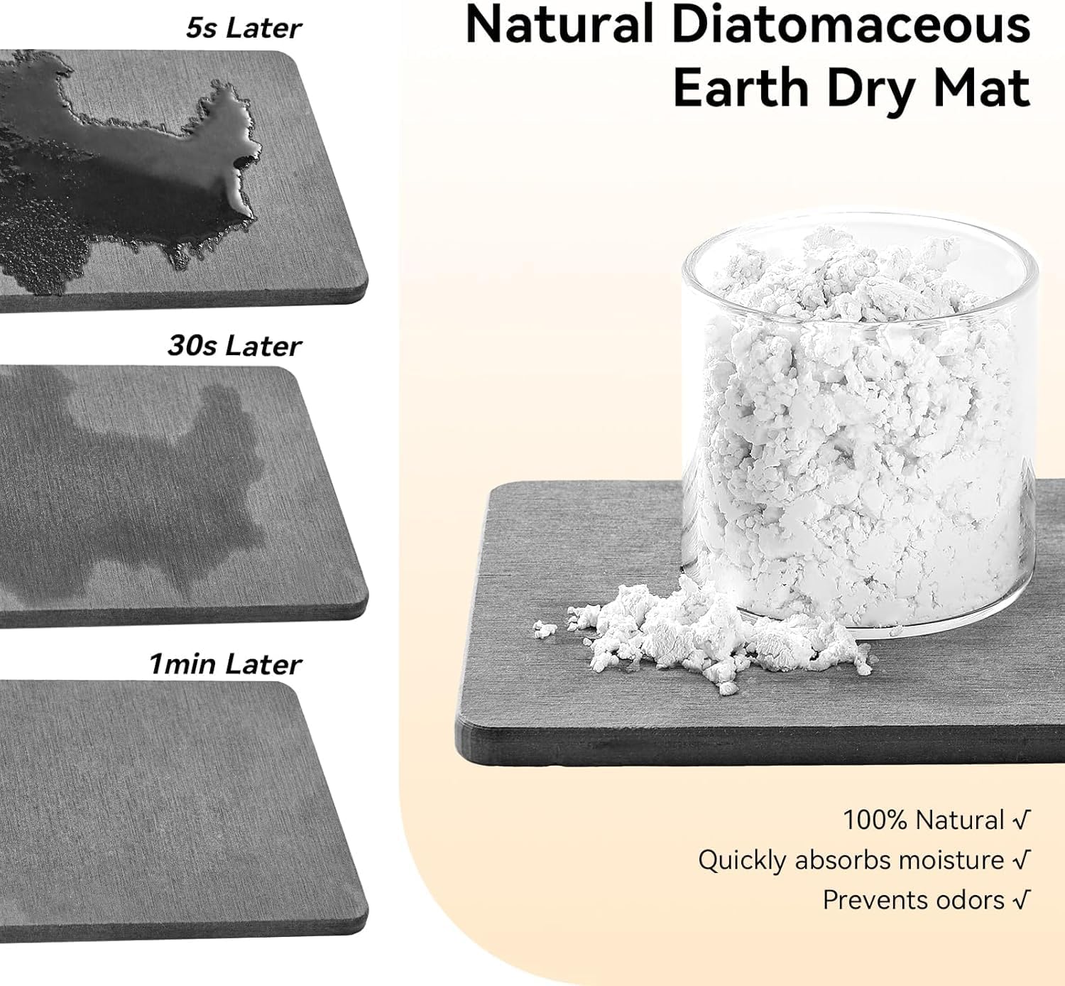 Yofidra Water Absorbing Stone Tray for Sink 1