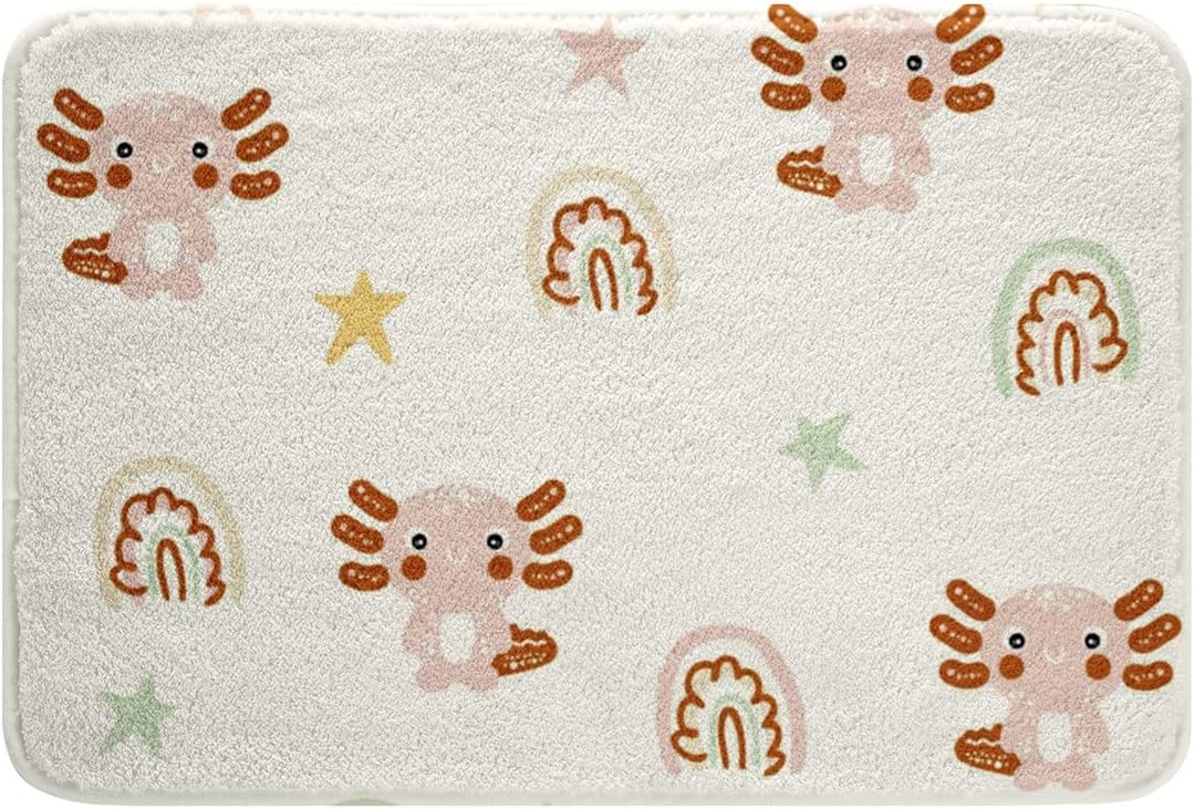 SGYDW Axolotl Bath Mat 24x16 Inch