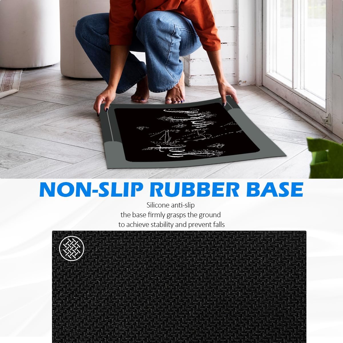 Get Naked Bath Mat - Super Absorbent Quick Dry Bathroom Rug