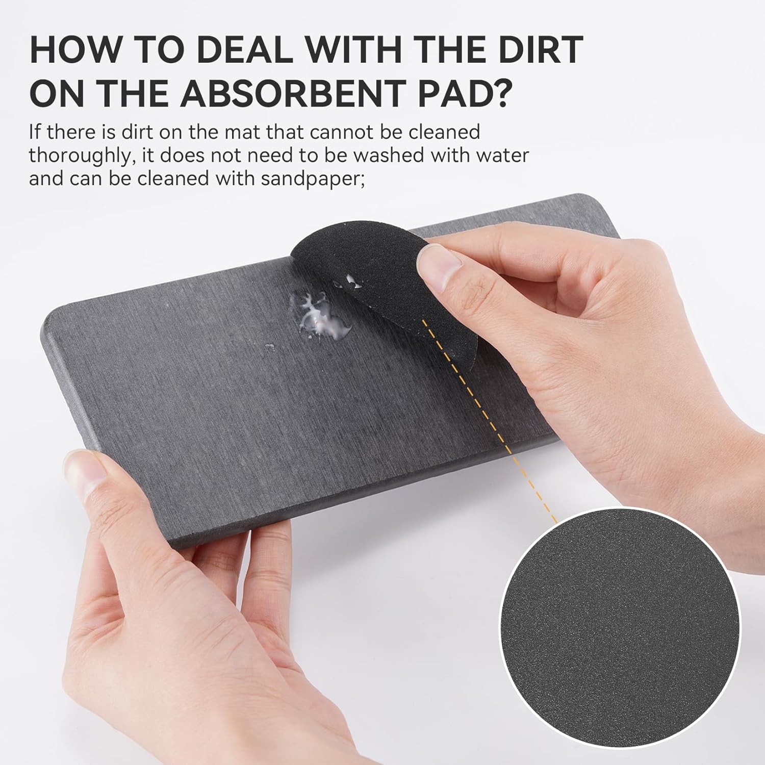 Yofidra Water Absorbing Stone Tray for Sink 1