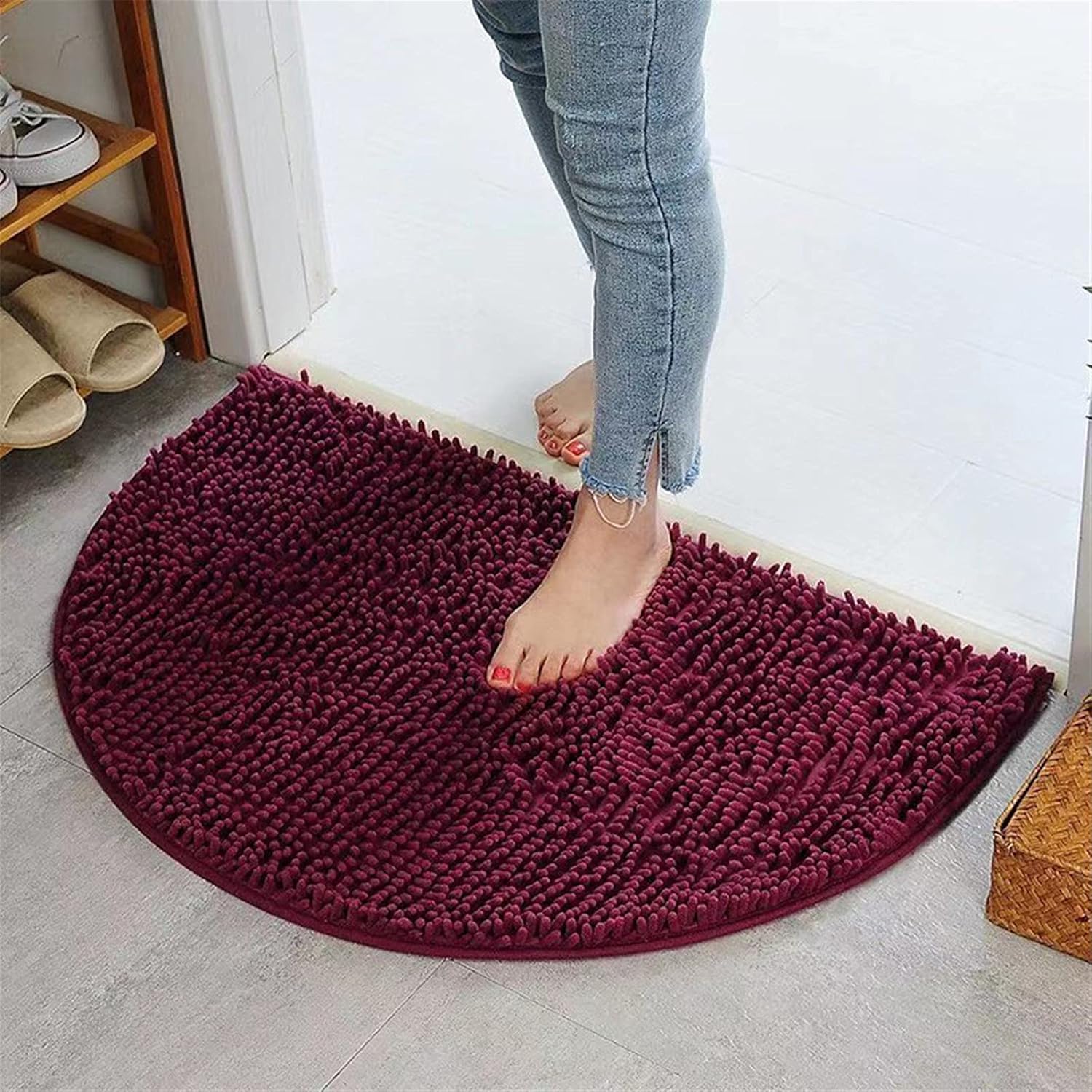 Gooddyiyukey 20 X 14 Microfiber Shaggy Bath Rug Set