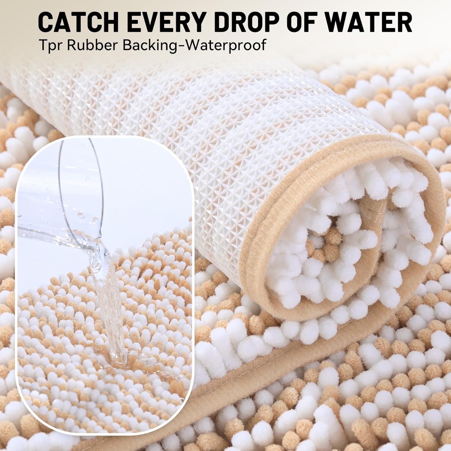 NUOVARUGS Ultra-Soft 2-Piece Bath Rug Set