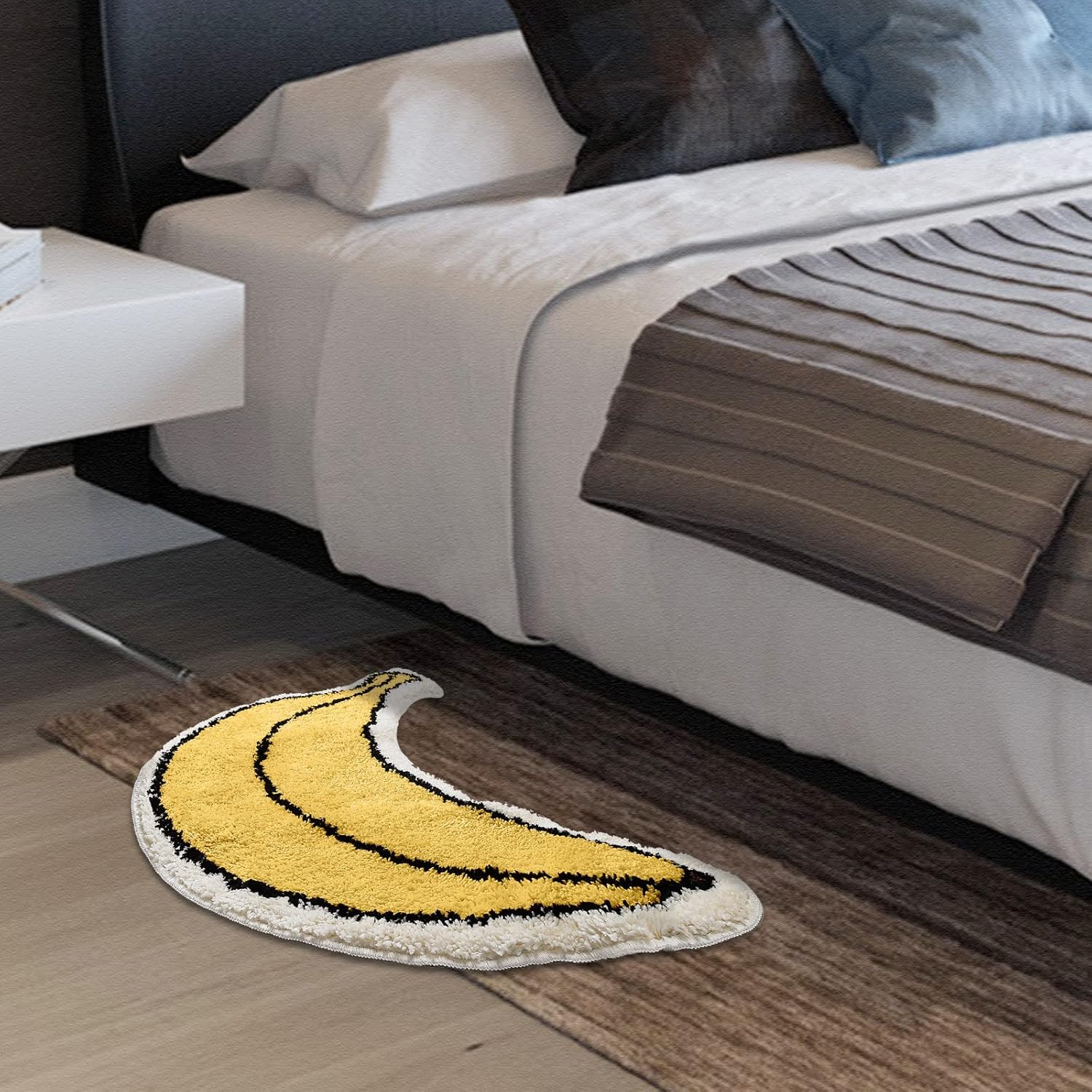 Cute Banana Shape Non-Slip Bath Rug for Kids