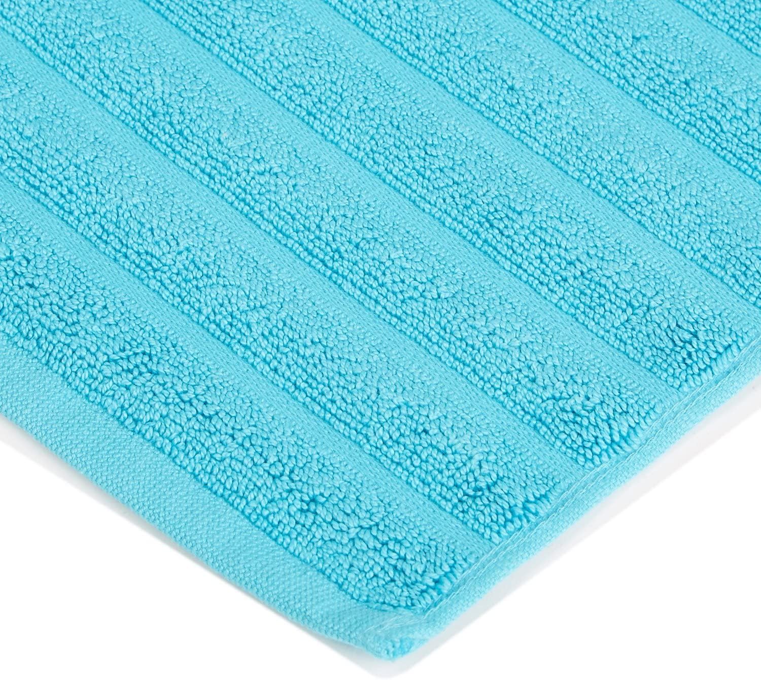 Superior Striped Bath Mats 2-Pack - Turquoise