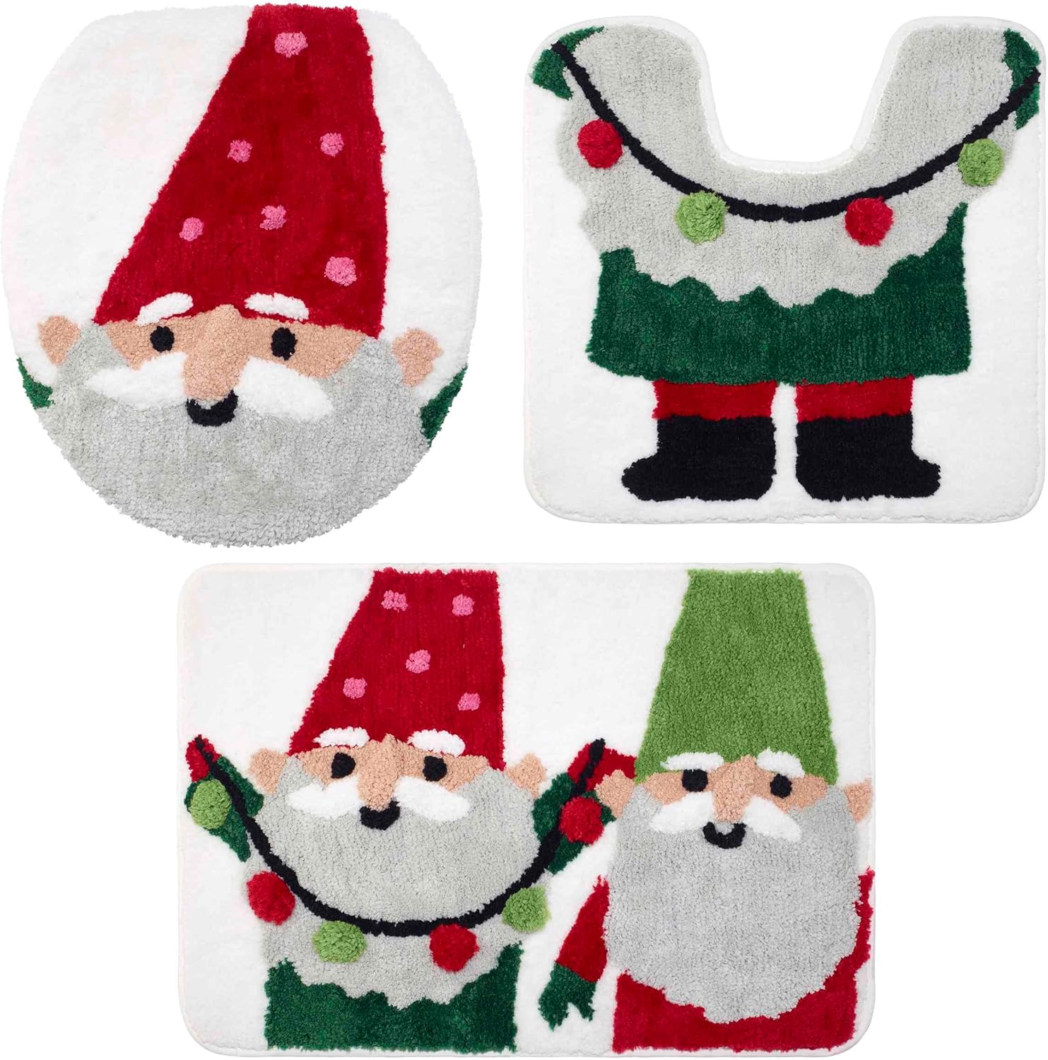 Avanti Linens - Gnome Bath Rug Set 3-Piece 1