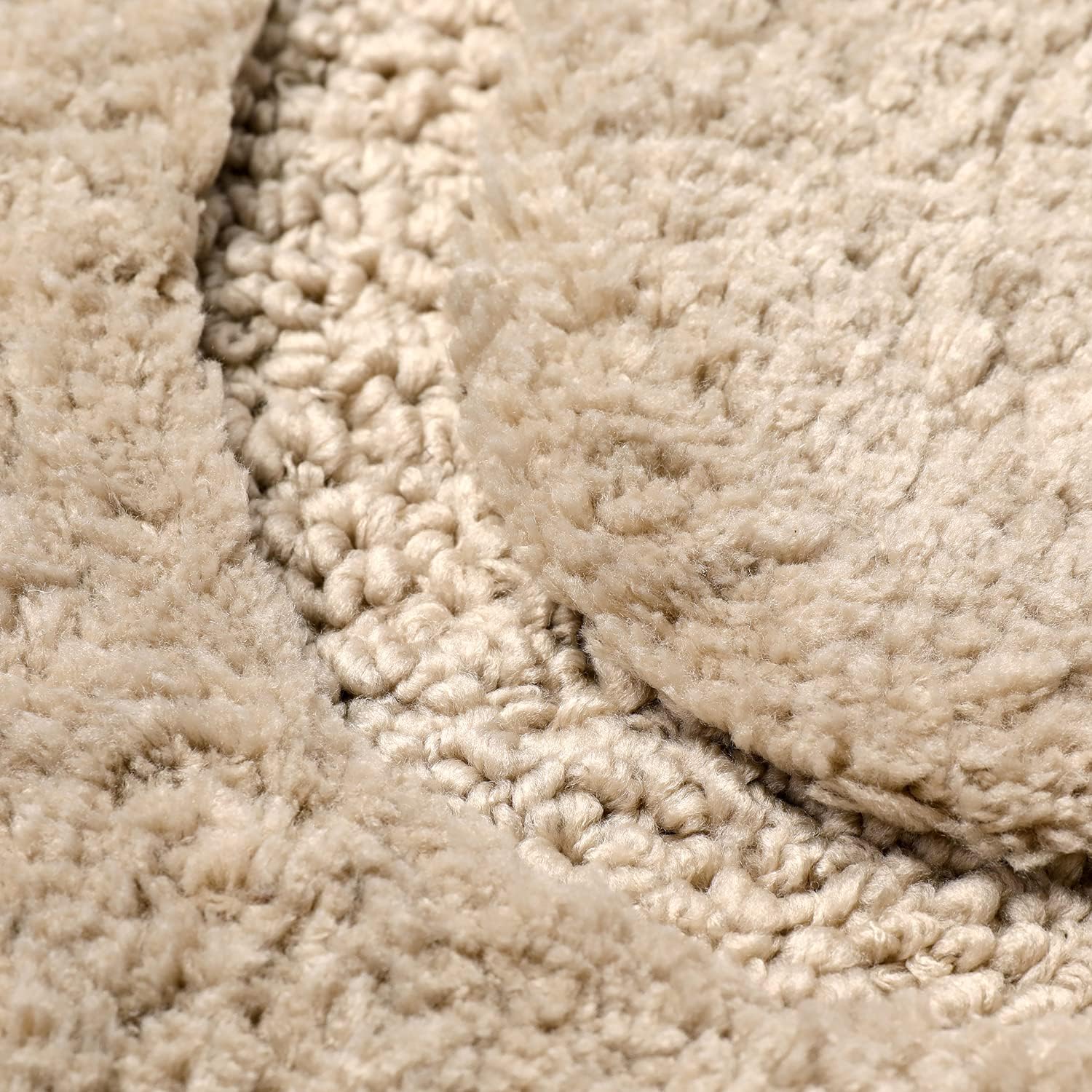 Ultra Soft Fluffy Non-Slip Bath Rug 16 x 24
