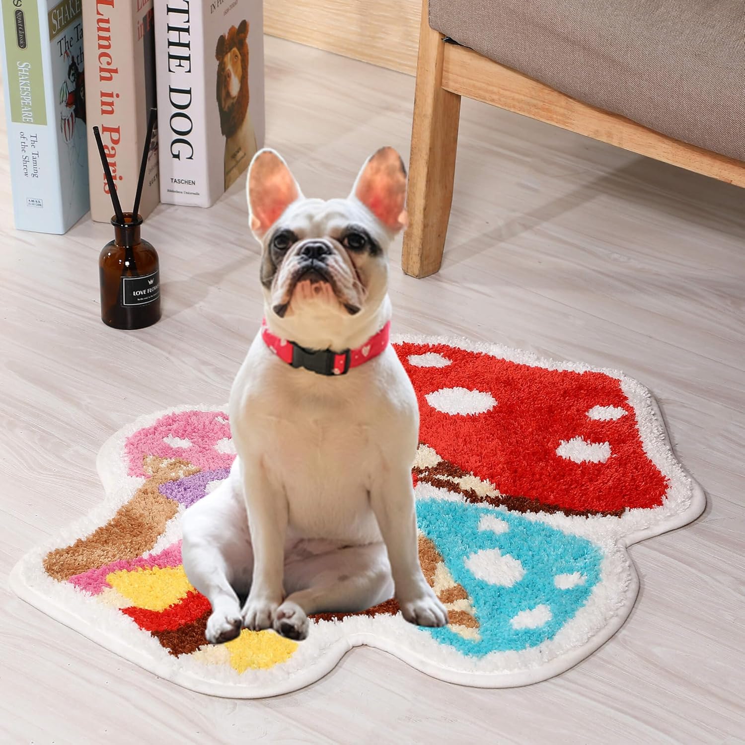 Mushroom Bathroom Rug - Non-Slip Soft and Absorbent