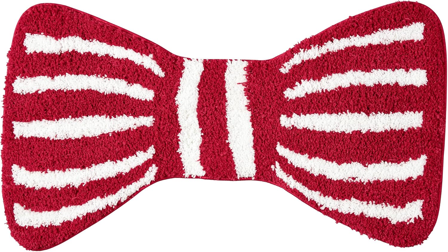 Aldopein Red Bowtie Kids Bath Mat Non Slip
