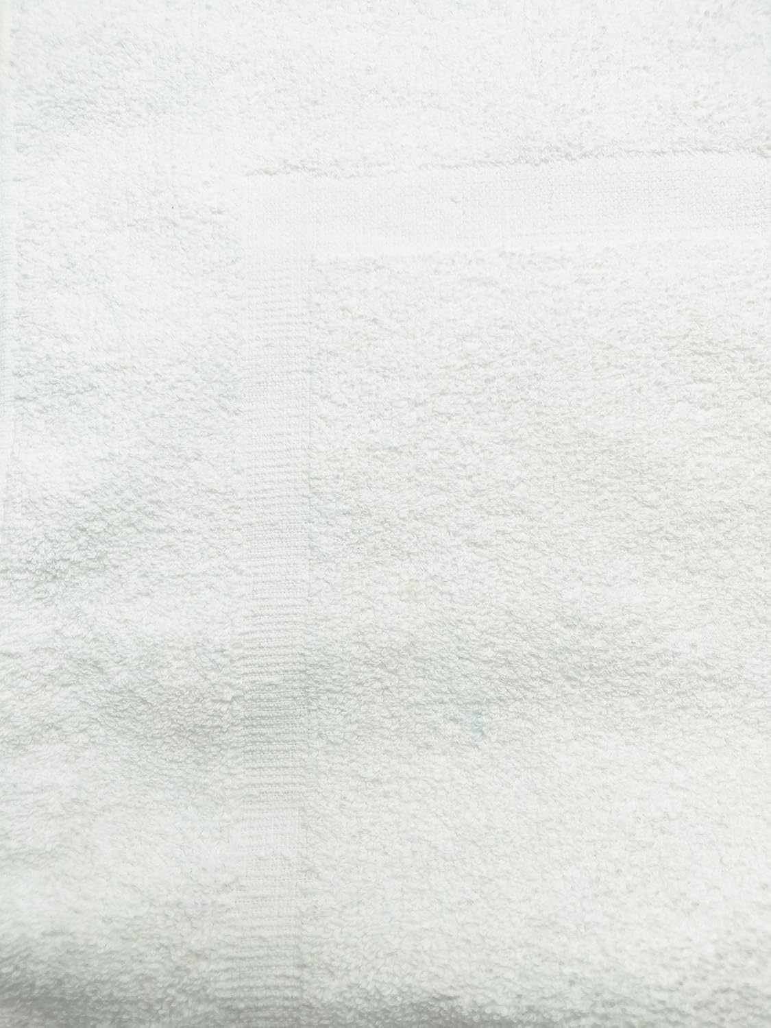 2 Pack White Bath Mats - 100 Ring-Spun Cotton 20x30 Inches