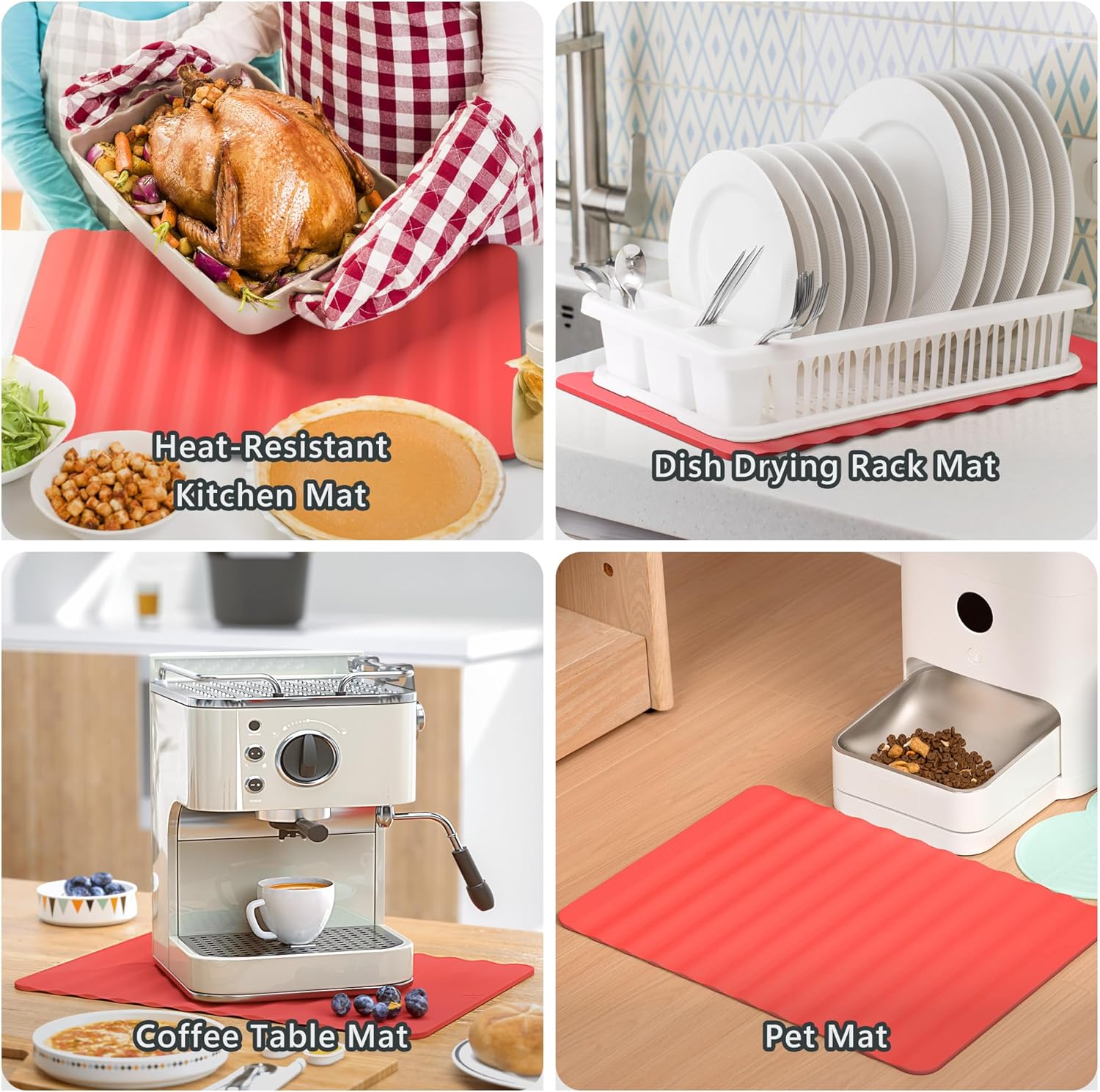Generic LiZhao Bath Mat - Non Slip Shower Rug for Baby Kids