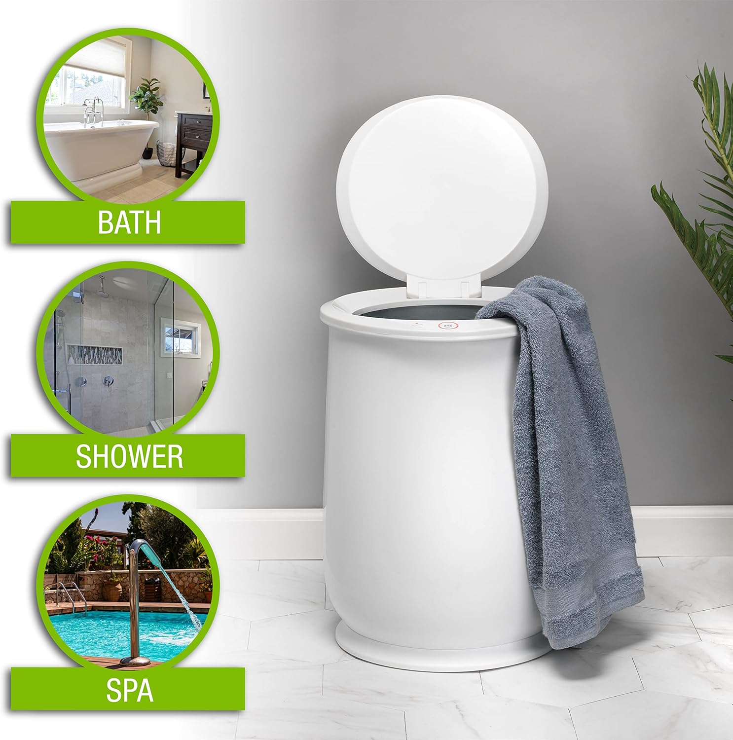 Homewerks Towel Warmer with 60-Minute Timer