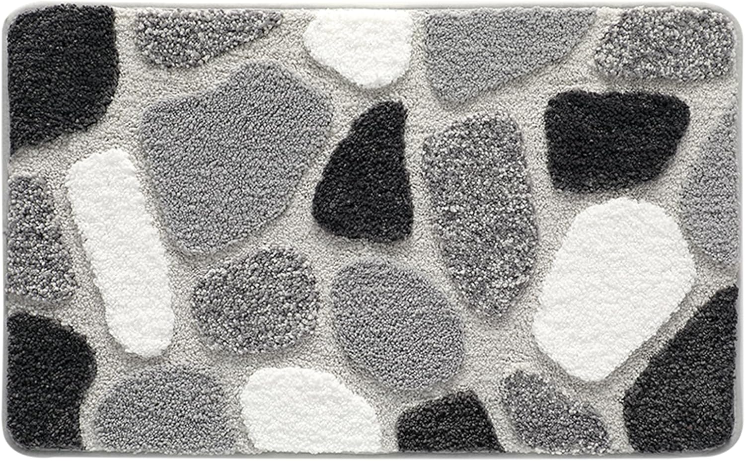 Befocus Red Pebble Stone Bath Mat