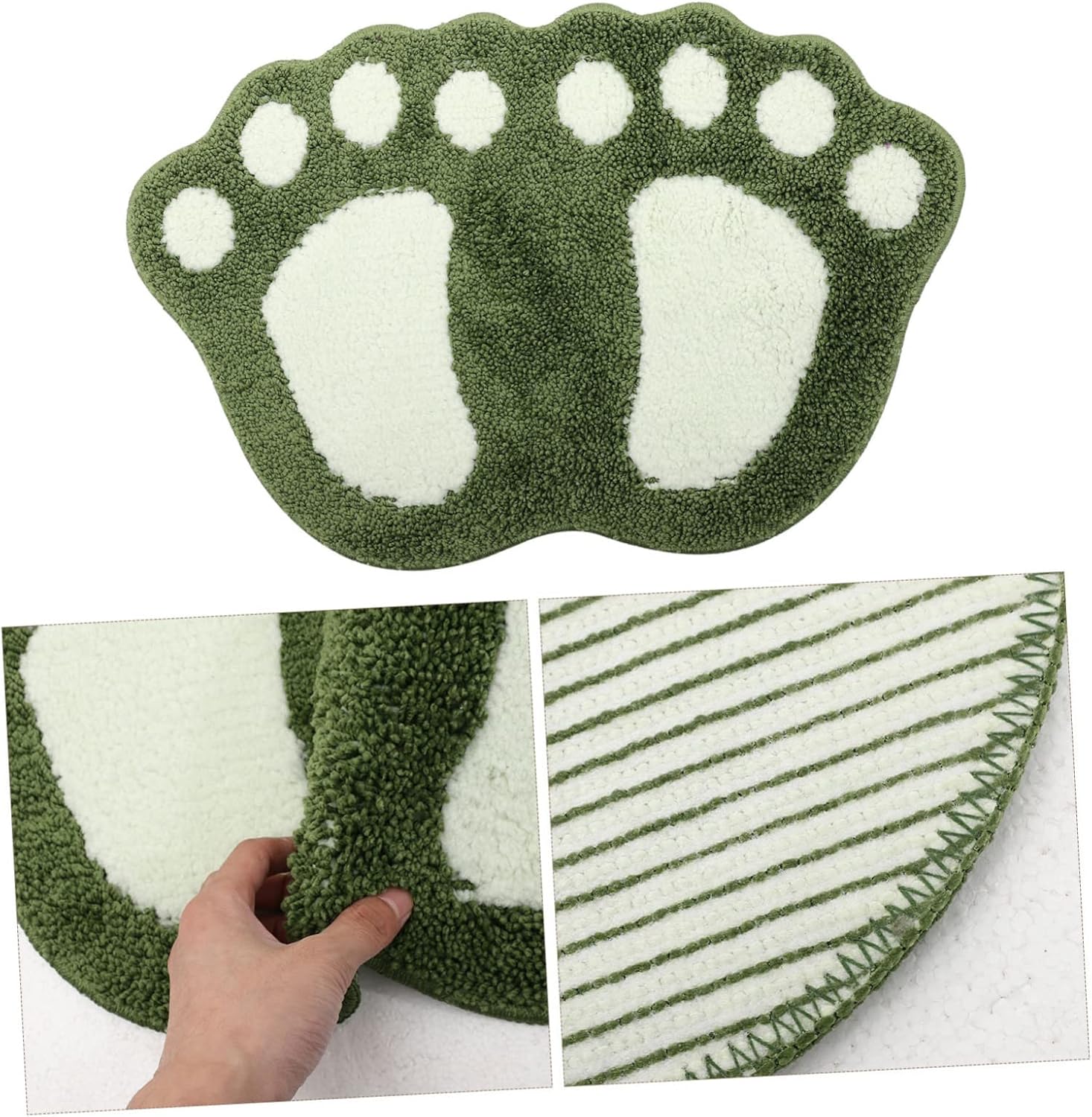 RORPOIR Bath Mat Runner Quick-Dry Non-Slip Rug
