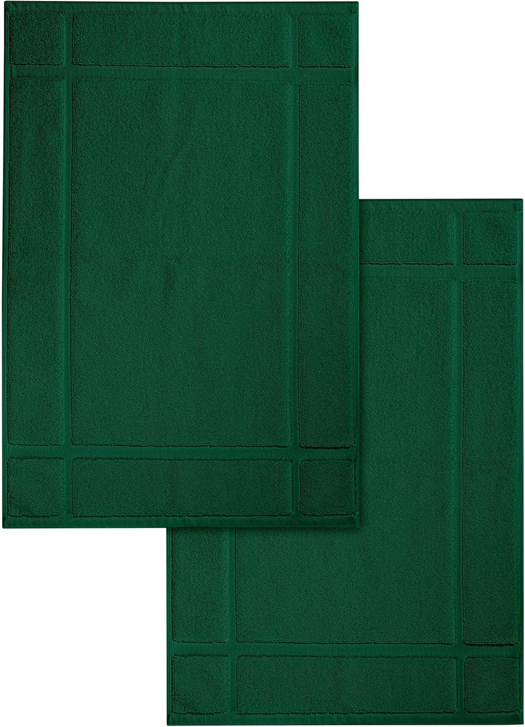 Ample Decor Thick Cotton Bath Mats Set of 2