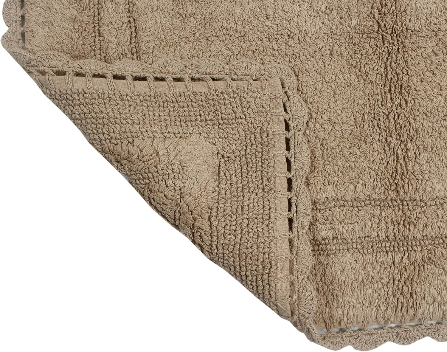 Home Weavers 100 Cotton Reversible Bath Mat