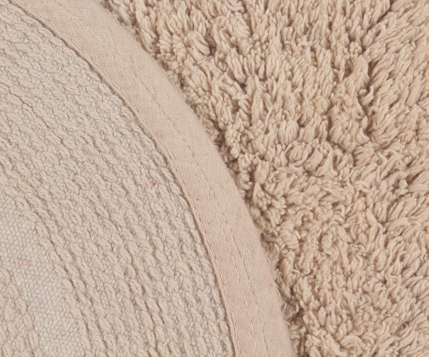 Home Weavers Double Ruffle Cotton Bath Rug Set 1