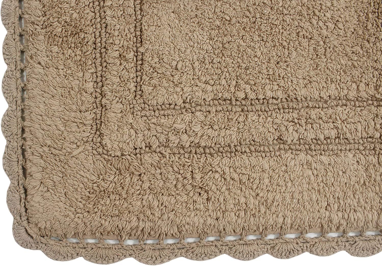 Home Weavers 100 Cotton Reversible Bath Mat